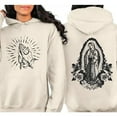 thumbnail image 5 of Unisex Catholic Hoodie, Virgen de Guadalupe Pray for Us Double-Sided Hoodie, Our Lady of Guadalupe Faith-Inspired Hooded Sweatshirt, Religious Devotion Pullover, Sizes S–5XL, 5 of 7