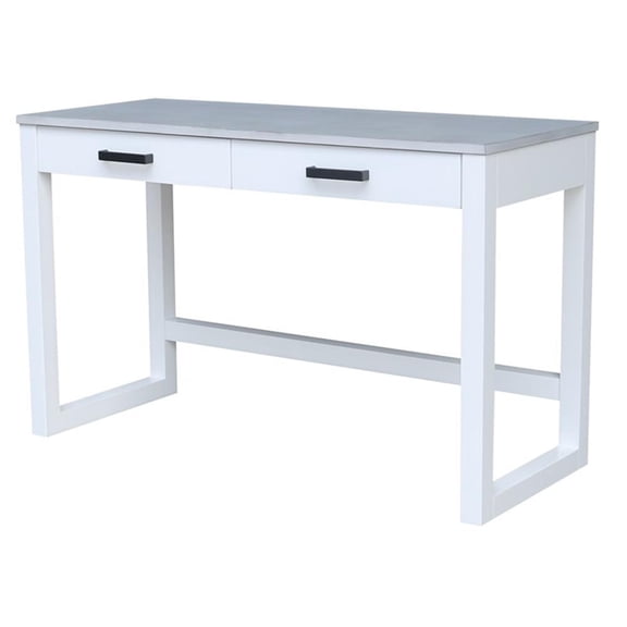 Carson Wood Desk with Two Drawers