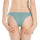 thumbnail image 3 of Gibobby Calzoncillos de encaje para mujer Ropa interior de talle bajo en forma de T con rosca, cómoda, informal, deportiva, de color sólido para mujer(Azul celeste,M), 3 of 4
