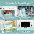 thumbnail image 4 of Bento Box Adult All-In-One Umami on Sale Bento Lunch Box Box Lunch Box with 3 Compartment for Kids and Adults Leakproof Lunch Containers Lunch Box Made By Wheat Fiber Material with Spoon & Fork, 4 of 9