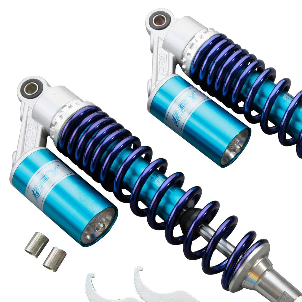 GZYF Pair Motorcycle 375mm Rear Shock Absorbers Universal Fits