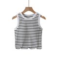 thumbnail image 3 of Womens Built in Bra Tank Tops Ribbed Sleeveless 2026 Summer Basic Tops Lightweight Breathable Sleeveless Camisole Summer Cami Shirts(White,S), 3 of 3
