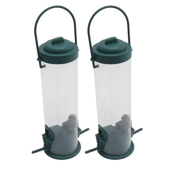 Comedero para pájaros BuyWeek juego de 2 colgantes tubo