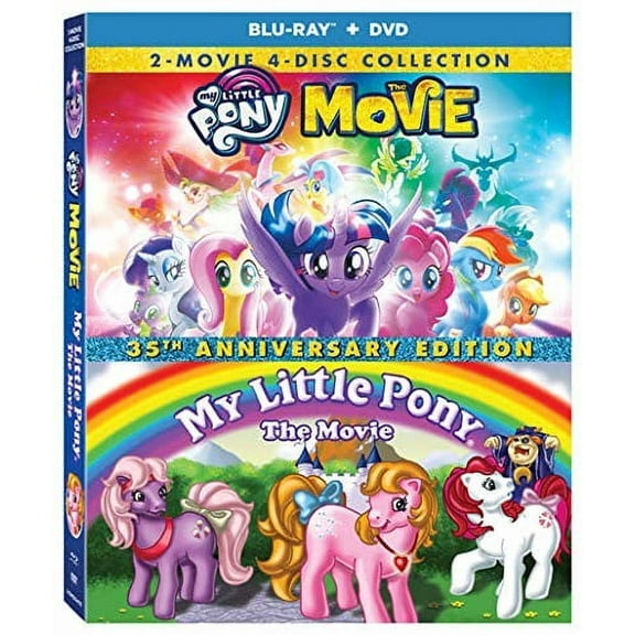 My Little Pony: 35th Anniversary - 2 Movie Collection (Blu-ray   DVD)