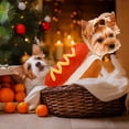 thumbnail image 4 of TIELUTT Hot Dog Pet Fall/Winter Pet Halloween Pet Clothes for Small Dogs Boy Pet Clothes Rack Hanger Pet Clothes Hangers for Closet Pet Clothes for Medium Dogs Girl Pet Clothes Hangers Small, 4 of 8