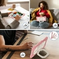 thumbnail image 5 of Shockproof Case for Lenovo Idea Tab 11 2025/K11 Gen 2 11 Inch, Shockproof Rugged Shoulder Strap Rotating Kickstand Kids Friendly S Pen Holder Case Cover for Lenovo Idea Tab 11 2025,Rosegold, 5 of 7