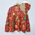 thumbnail image 5 of Suéter de punto con cuello redondo y estampado multicolor de Navidad de moda para otoño e invierno, suéter informal cálido, 5 of 5