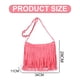 thumbnail image 2 of Bolso de hombro para mujer, bolso bandolera con borlas pequeñas, bolso bandolera retro, 2 of 5