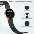 thumbnail image 3 of LEIXIUER Engraved 20mm Bands Compatible with Samsung Galaxy Watch 6/5/Watch 4 40mm 44mm for Women, Samsung Galaxy Watch 5 Pro 45mm/Galaxy Active 2/ 20mm Soft Silicone Replacement Sport Strap, 3 of 15