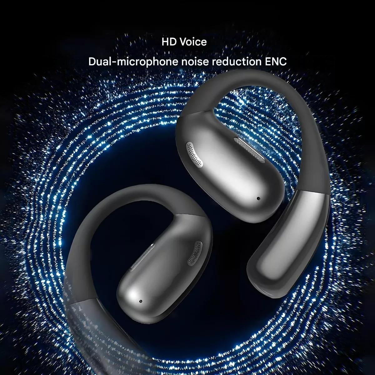 Wireless Freedom & Open-Ear Comfort: Sports-Ready Bluetooth Earbuds with Secure Fit – Compact, Sweatproof Design & Long-Lasting Battery for Active Lifestyles