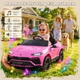 thumbnail image 7 of Lamborghini 12V Ride On Car for Kids, Electric Car with Remote Control, Music Player, Lights, Powered Ride On Toys for 3+ Years Olds Girls Boys, 7 of 7