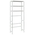 thumbnail image 6 of vidaXL 3-Tier 27.2" x 11" x 66.5" Plastic Storage Rack, Silver, 6 of 8