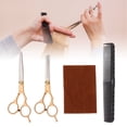 thumbnail image 3 of Juego De Tijeras Para Cortar El Cabello, Cuchillas Incisivas De Acero Inoxidable Resistentes Al Desgaste, Tijeras De Peluquero Para El Hogar, 3 of 9