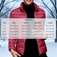 thumbnail image 4 of KICILVS Puffer Jacket Womens Lightweight Packable Quilted Coat Stand Collar Zip Up Down Jacket Warm Winter Outerwear, 4 of 7