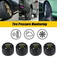 Dolpphoneven 4*Car TPMS Bluetooth 50 Tire Pressure Monitoring System 4