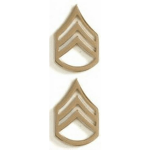 US Army Staff Sergeant Gold Collar Rank Insignia