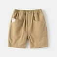 thumbnail image 2 of Godom Boys Shorts Casual Jogger Elastic Waistband Knit Shorts Sports Outdoor Homewear, 2 of 3