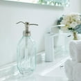 thumbnail image 2 of hometrends Glass Soap Dispenser with Antique Pump, 2 of 2