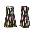 thumbnail image 7 of KLL Colorful Fishing Lures Pattern Womens Summer Dresses 2025,Loose Round Neck Sleeveless Sundresses Tank Dresses with Pockets, 7 of 7