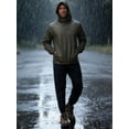 thumbnail image 6 of Weilanxin Men's Lightweight Jacket Hood Packable Raincoats Waterproof Rain Windbreaker for Outdoor Hiking Cycling Running, 6 of 12