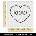 thumbnail image 2 of XOXO Conversation Heart Love Valentine's Day DIY Cookie Wall Craft Stencil - 4.5 Inch, 2 of 5