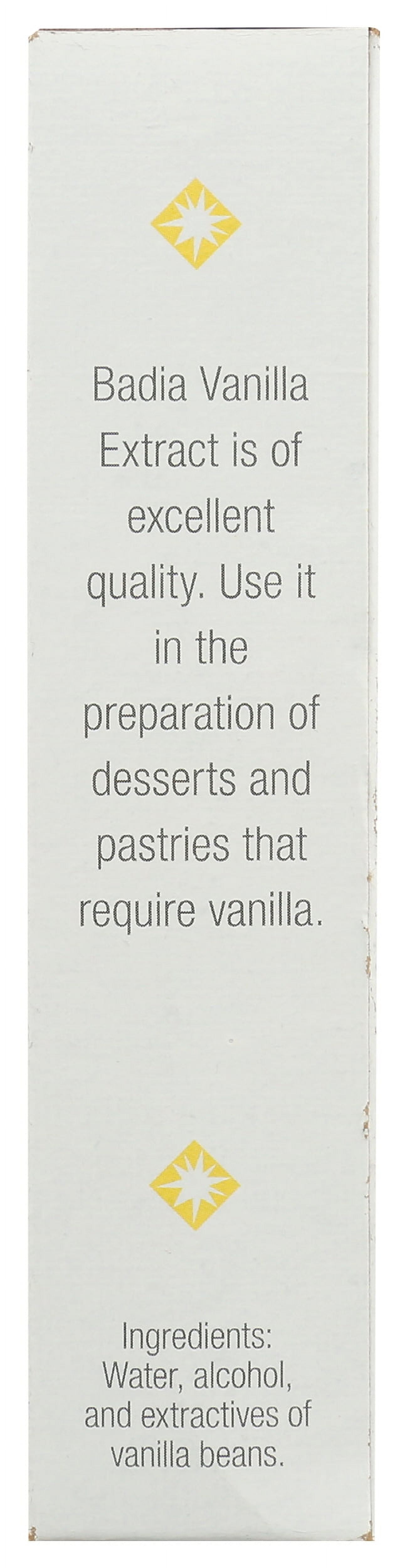 Pack of 12, Badia Vanilla Extract, 2 oz