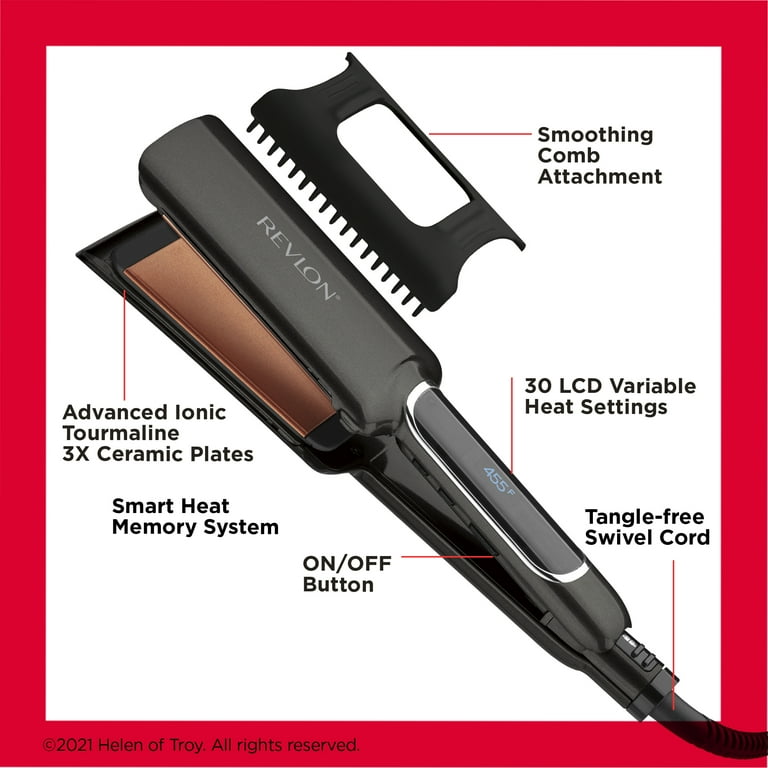 Walmart revlon hair hot sale straightener
