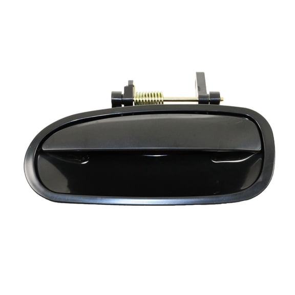 TRQ Outside Door Handle Smooth Black Rear Driver Side LH for 96-00 Honda Civic DHA48854