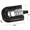 thumbnail image 2 of 1 Pair Foldable Foldable Bicycle Pedals for Road Bike Folding Bike Bicycle Accessory, 2 of 5