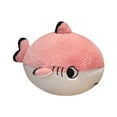 thumbnail image 3 of Cute Shark Appearance Plush Hug Pillow Animal de peluche de juguete para dormitorio, sala de estar Cintura Cojín Cuerpo Almohada Durable Cuello Rosa 25cm Sunnimix Juguetes de animales de peluche, 3 of 8