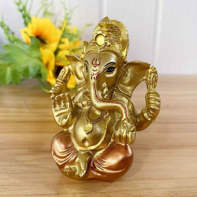 Brass ganpati idol for home decoration lord ganpati murti ganesh statue  puja gift small size