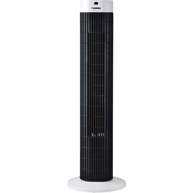 Lorell LLR00075 Ventilateur Tour 30 Po, Noir & Argent
