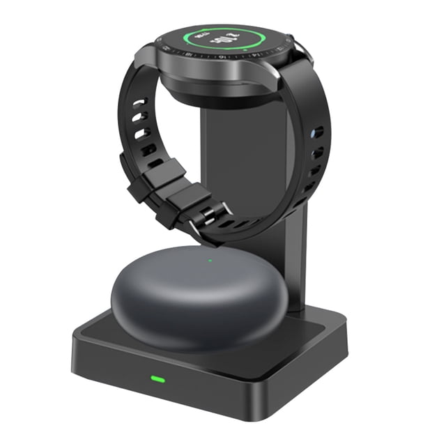 Soporte de cargador inalámbrico para Apple Watch, estación de carga inalámbrica 2 en 1 para Airpods Pro e iWatch, base de carga rápida para Apple Watch Series 6 5 4 3 2 1 SE y Airpods 2 Ormromra 223221-3