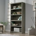 thumbnail image 2 of Pemberly Row 5-Shelf Modern Engineered Wood Tall Bookcase in Mystic Oak, 2 of 9