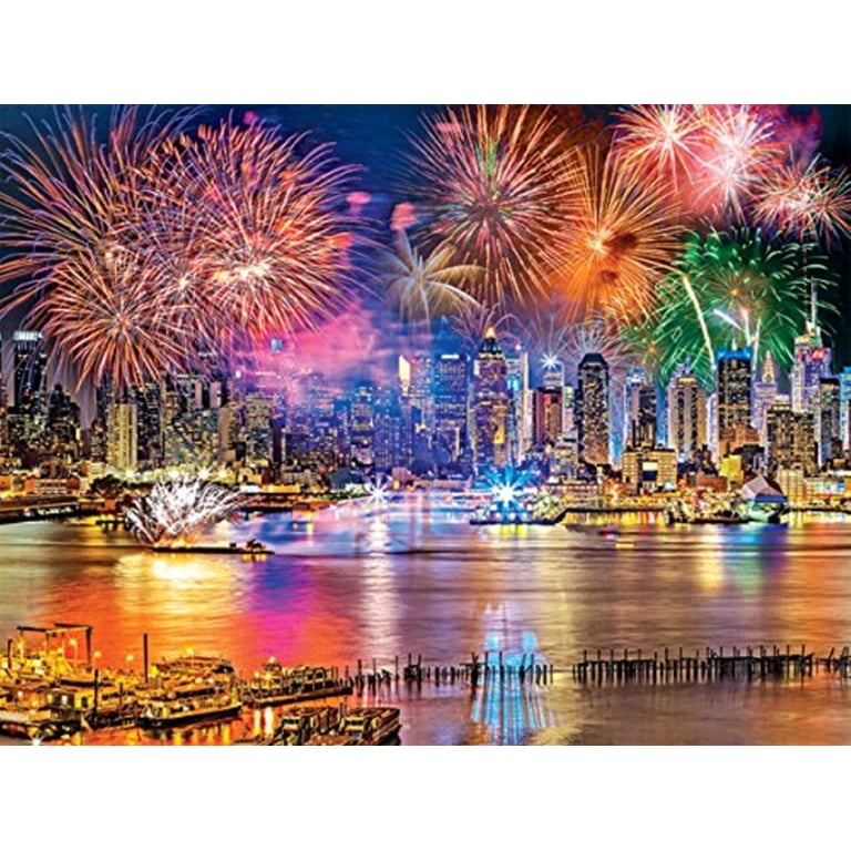 Cra-Z-Art Kodak 1000-Piece Fireworks on the Hudson River NYC Adult