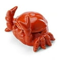 thumbnail image 3 of Ceramic Ashtray under $5! Xqxayjr Ceramic Ashtray with Crab Boy Design, Wine Red Desktop Decoration for Home Office, Multifunctional Tea Pet and Ash Storage, 3 of 9