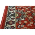thumbnail image 5 of Traditional Medallion Oriental Design Red Color Rug Runner Printed Slip Skid Resistant Rubber Back 2 x 7 Runner Rug(Red, 23" x 7'), 5 of 8