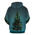 thumbnail image 6 of Christmas Tree Light Regular Fit Hoodie, Sporty Pullover Hooded Sweatshirt for Men Women S, 6 of 6