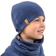 thumbnail image 2 of JAN & JUL Baby Toddler Kids Comfy-Fit Beanie Cap for Boys and Girls (M: 6-24 Months, Cobalt), 2 of 6