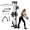 Black with 100lb Black Plates, variant on Mitonos  Cable Crossover Machine,Wall Mount Cable Station with Adjustable 18 Positions  Dual Pulley System,Lat Pull Down Machine  with 400LBS Weight Stack for Home Gym Fitness