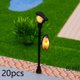 thumbnail image 4 of 20 faroles para exteriores de 1/100 pulgadas, mini faroles para paisajes. Estilo D, 4 of 8