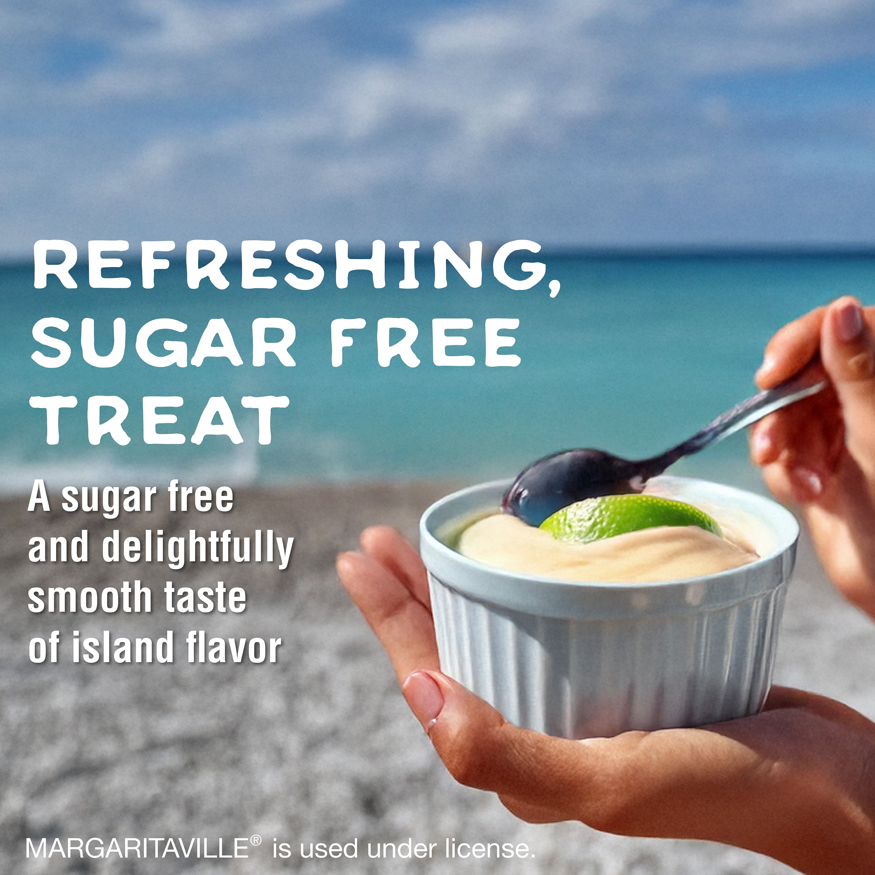 (6 pack) Margaritaville Coconut Key Lime Sugar Free Instant Pudding Mix and Pie Filling, 4 Servings, 1.70 oz Box