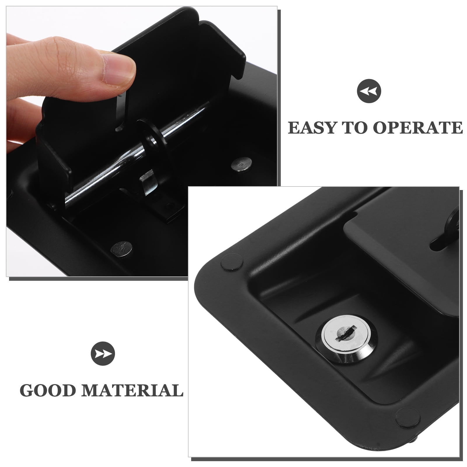 Zehuanyu 1 Set Lock Entry Door Lock Rv Rv Panel Lock Cabinet Lock Rv Compartment Latch Closet Lock Cylinder Rv Lock Trailer Cylinder Lock