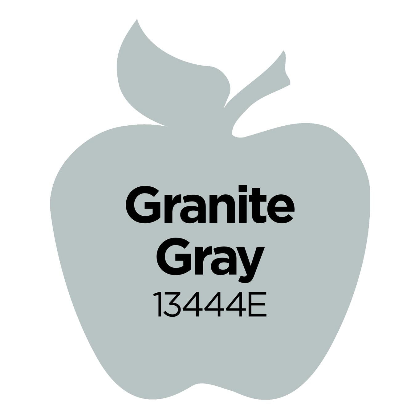 (3 pack) Apple Barrel Multi-Surface Acrylic Satin Paint, Granite Gray, 2 fl oz