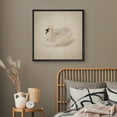 thumbnail image 4 of HFDF Canvas Prt Wall Art Elegant Swan Sketch Mimalist Waterfowl Drawg Nature Wilderness Illustrations Rustic Zen Colorful for Livg Room, Bedroom, Office - Black 18x12inch Framed, 4 of 6