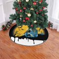 thumbnail image 2 of FMSHPON Halloween Full Moon Pumpkin Xmas Christmas Tree Skirt Stand Mat for Holiday Party Decoration Indoor Outdoor 48 inches, 2 of 3