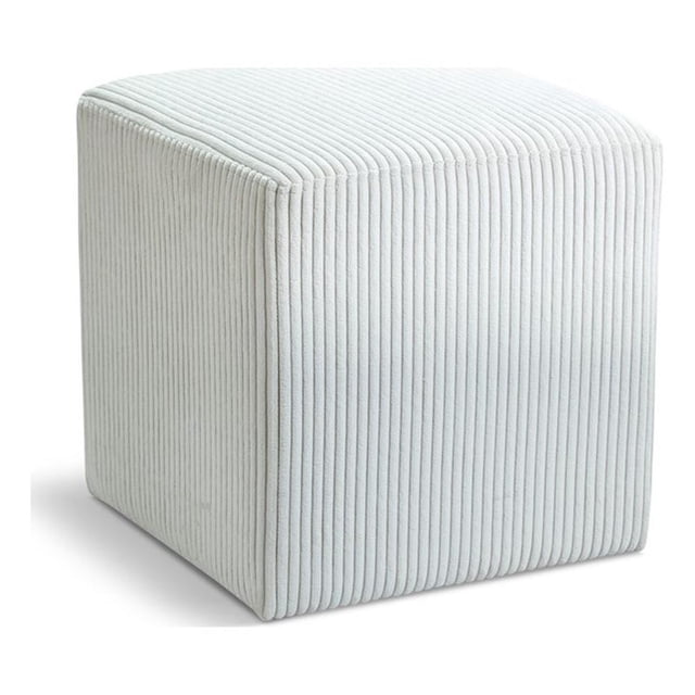 Meridian Furniture Roy Cream Ottoman/Stool