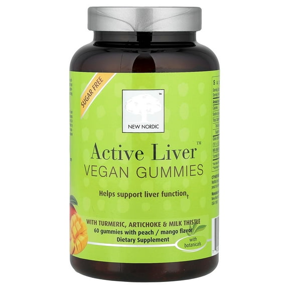 New Nordic Active Liver Gummies | Daily Detox & Repair | 60 Count (Pack of 1)