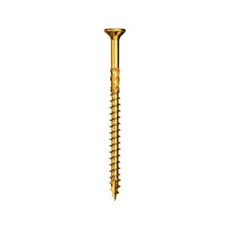 

800 Piece R4 Countersink No. 10 x 4.75 in. Multi-Purpose Screws Yellow Zinc