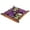 12x18 ines, variant on Women Girls Leather Square Dish Trinket Plate Jewelry Tray for Mothers Day Birthday Gift, Sugar Skull Purple Rose Pattern